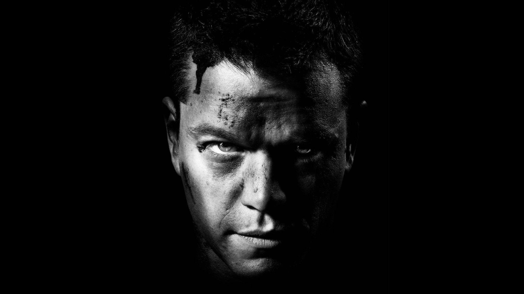 Bourne ultimatum matt damon jason bourne face man HD Desktop