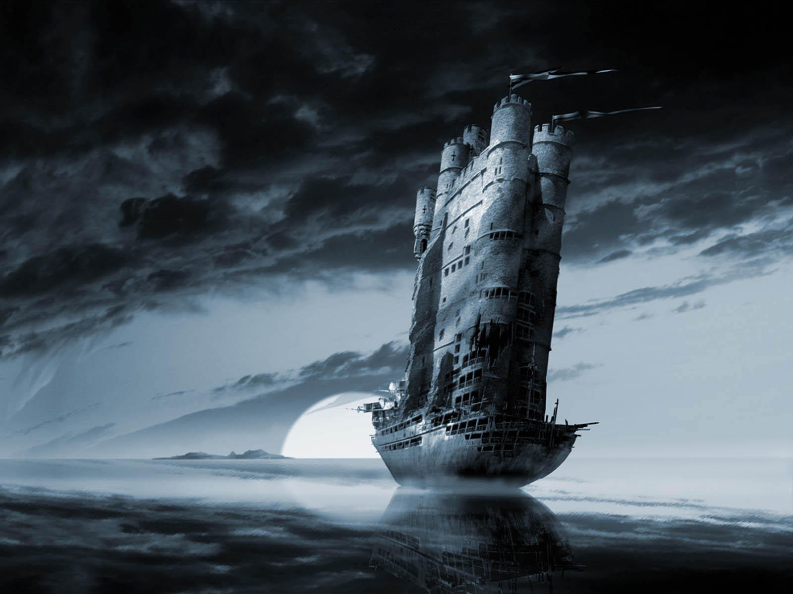 Free Wallpaper Views: Ghost Ship