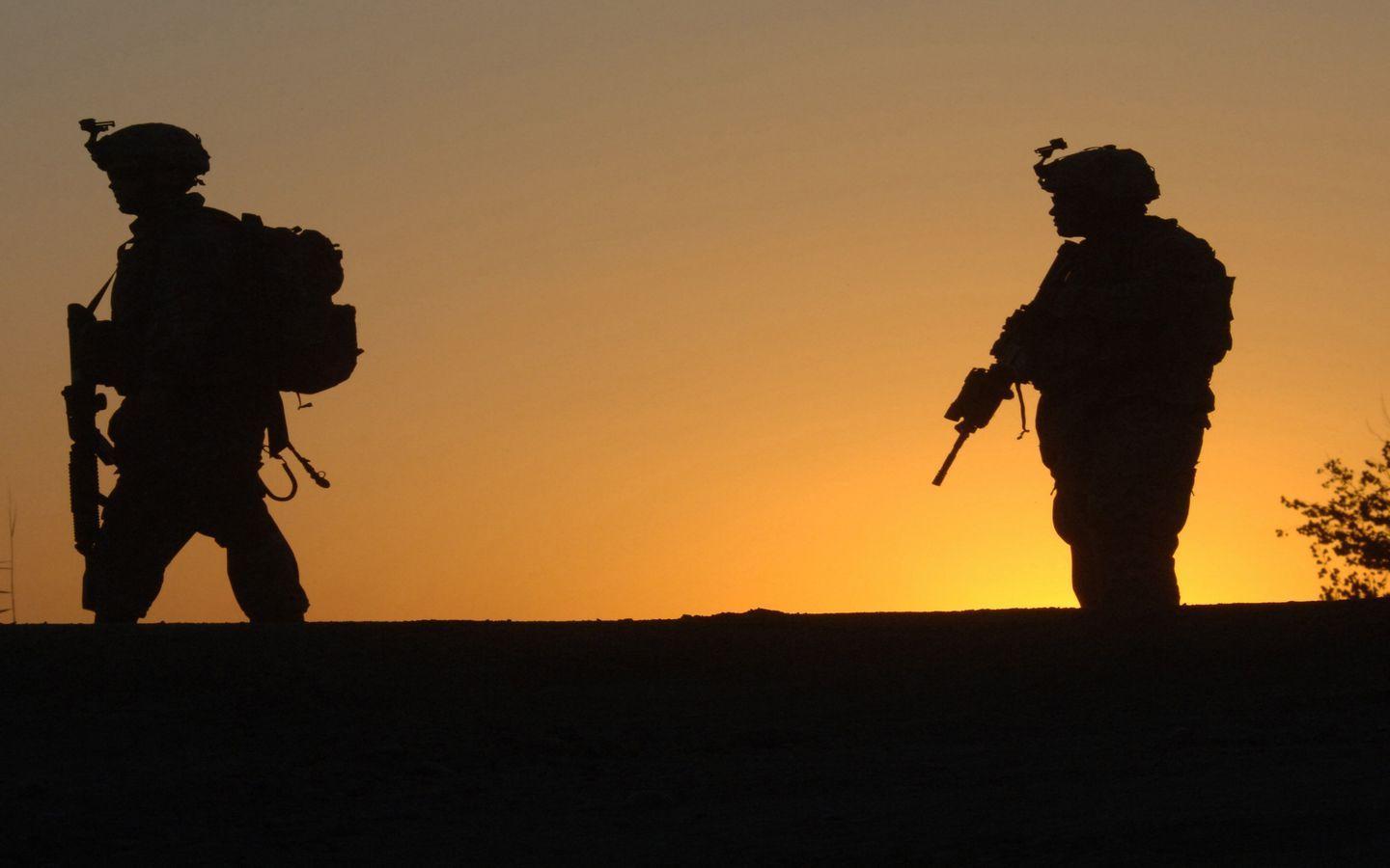 Cool Us Army On Sunset Wallpapers Wallpapers