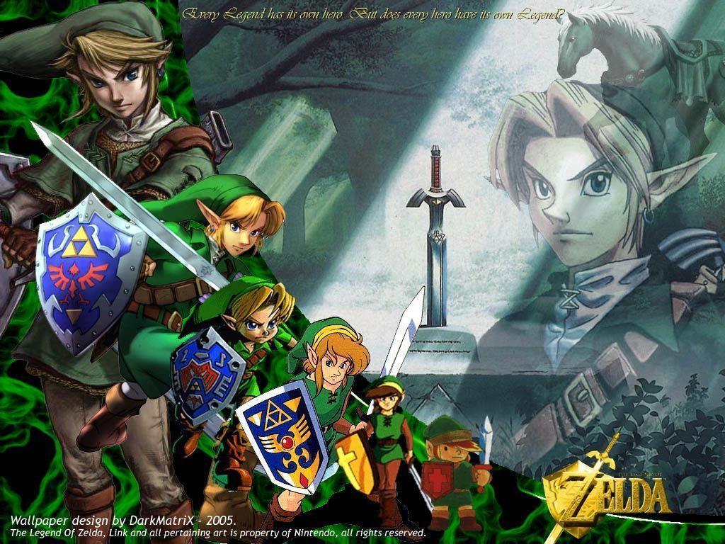 Link Evolution The Legend Of Zelda Desktop Wallpaper. New Games