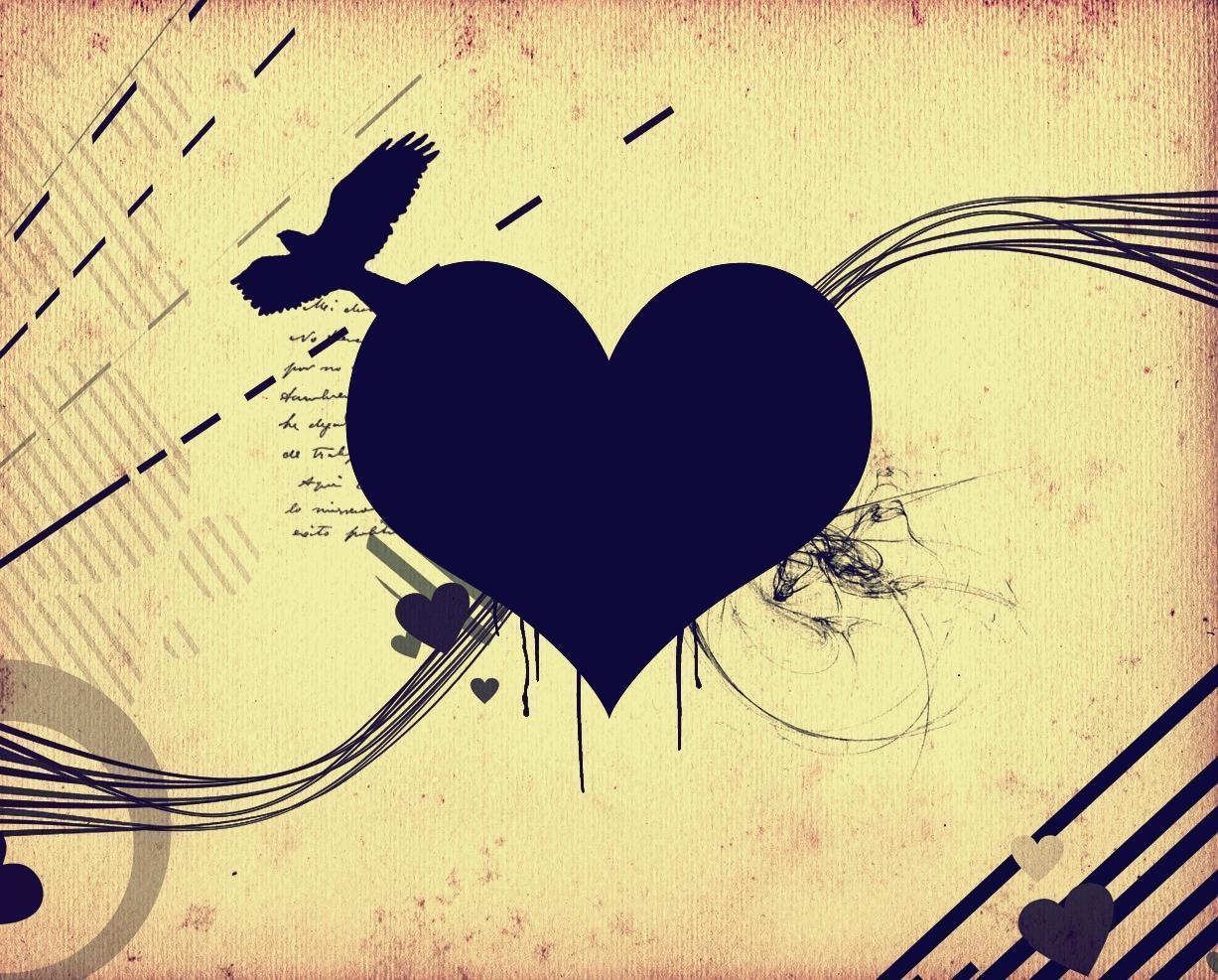 Black heart background free desktop background wallpaper image