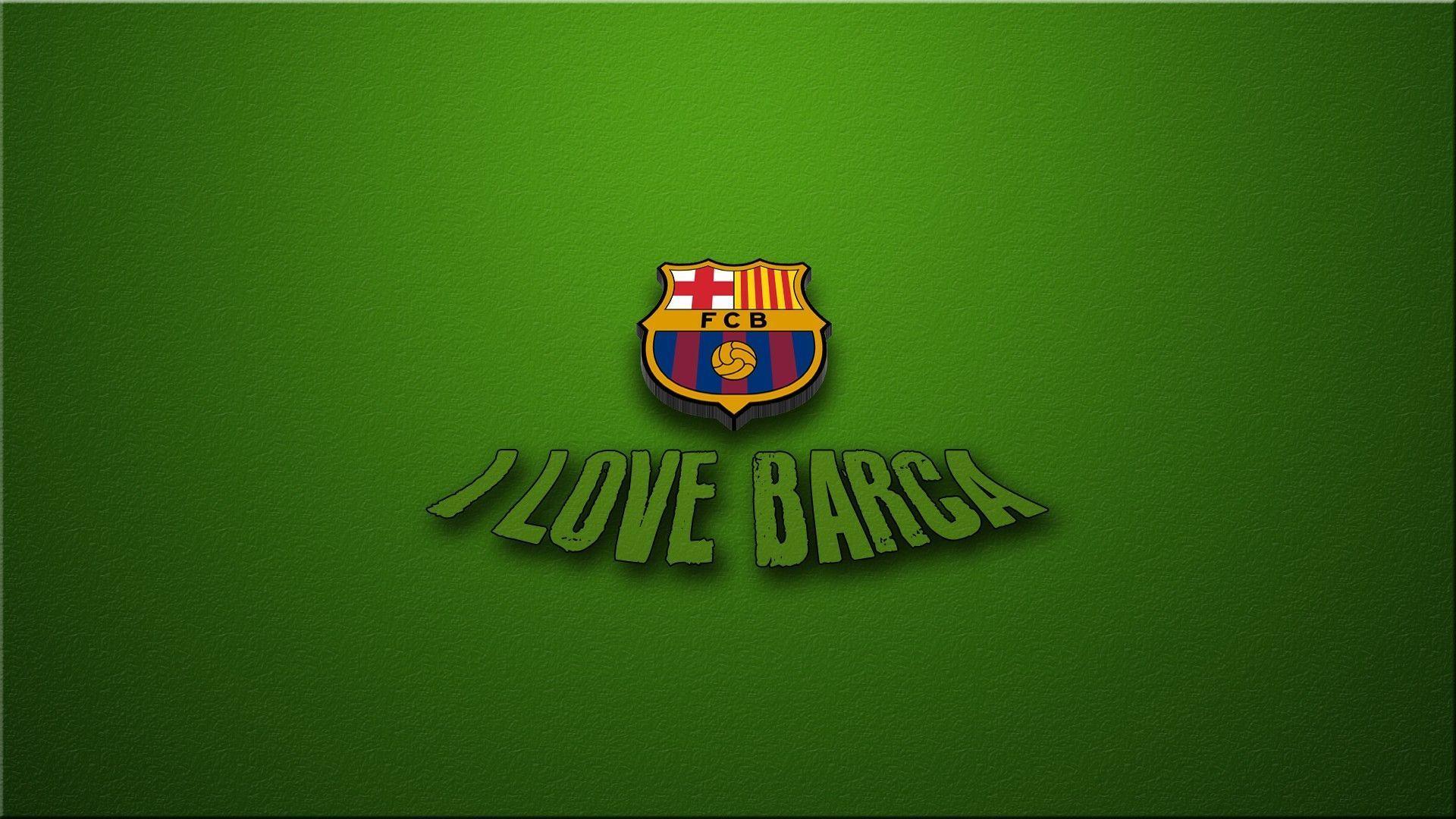 I Love Barca Fcb in Logos