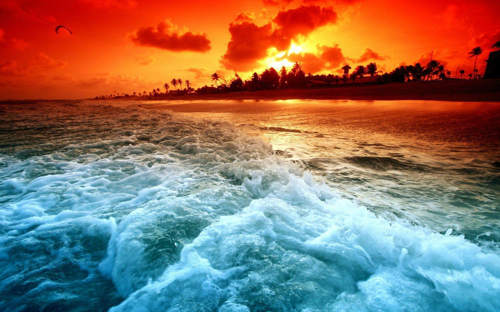 ocean sunset wallpaper 15 HD desktop