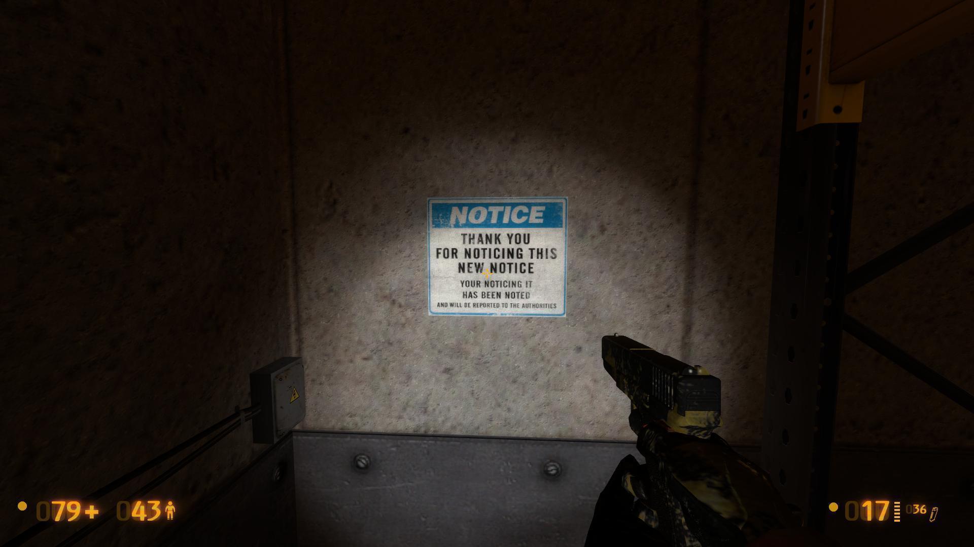 Black Mesa Notice Half Life Funny Valve wallpaper #