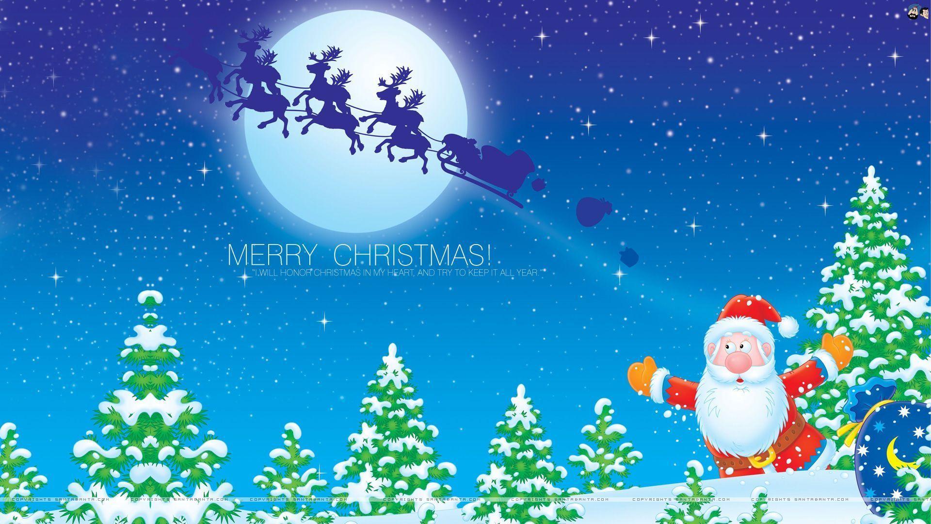 Wallpaper For > Cute Merry Christmas Background