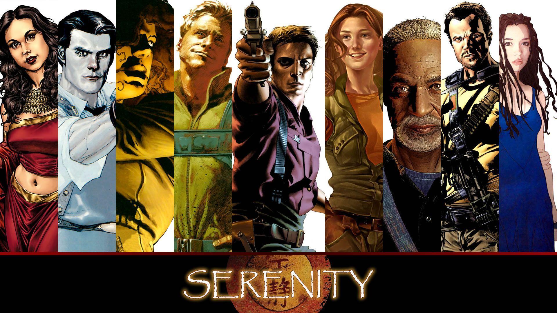 Awesome Firefly wallpaper collage using the comics