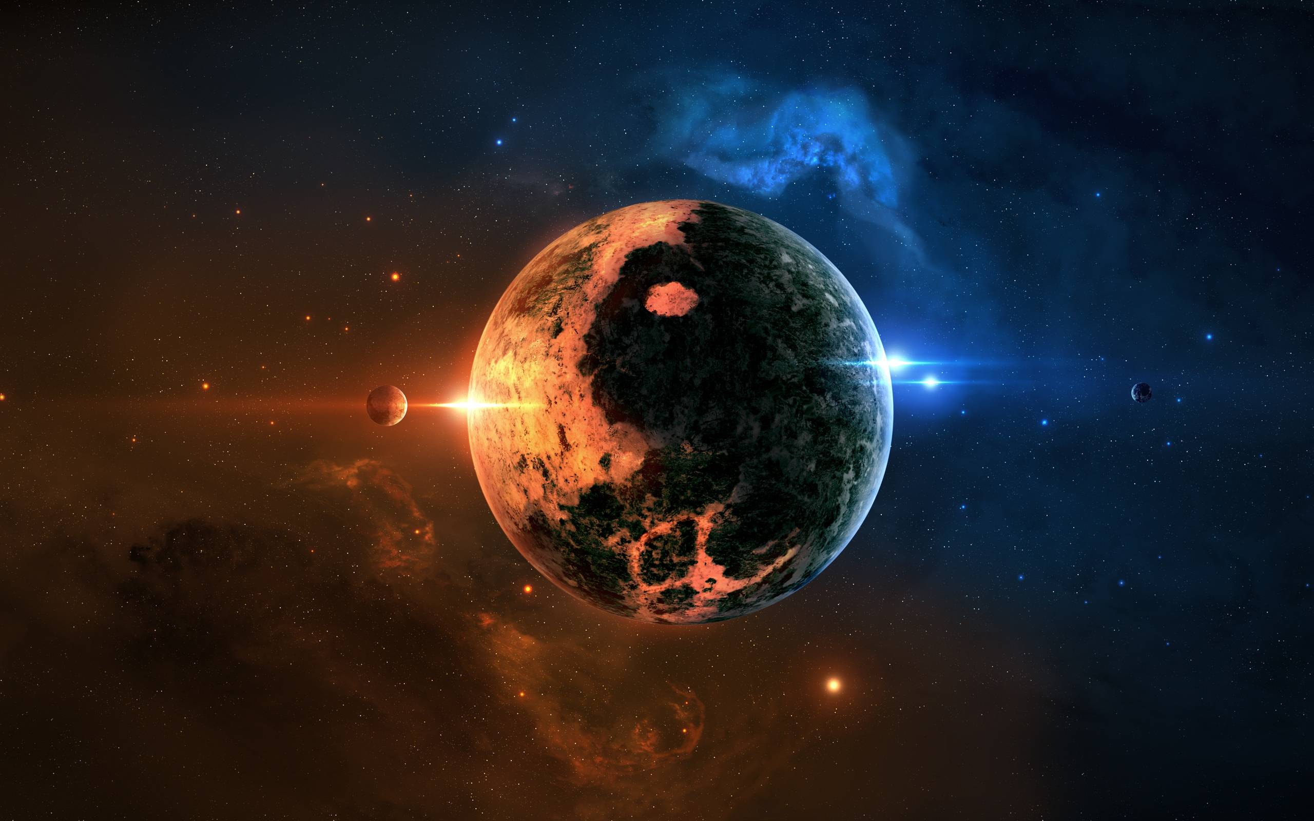 Planets And Stars Wallpaper