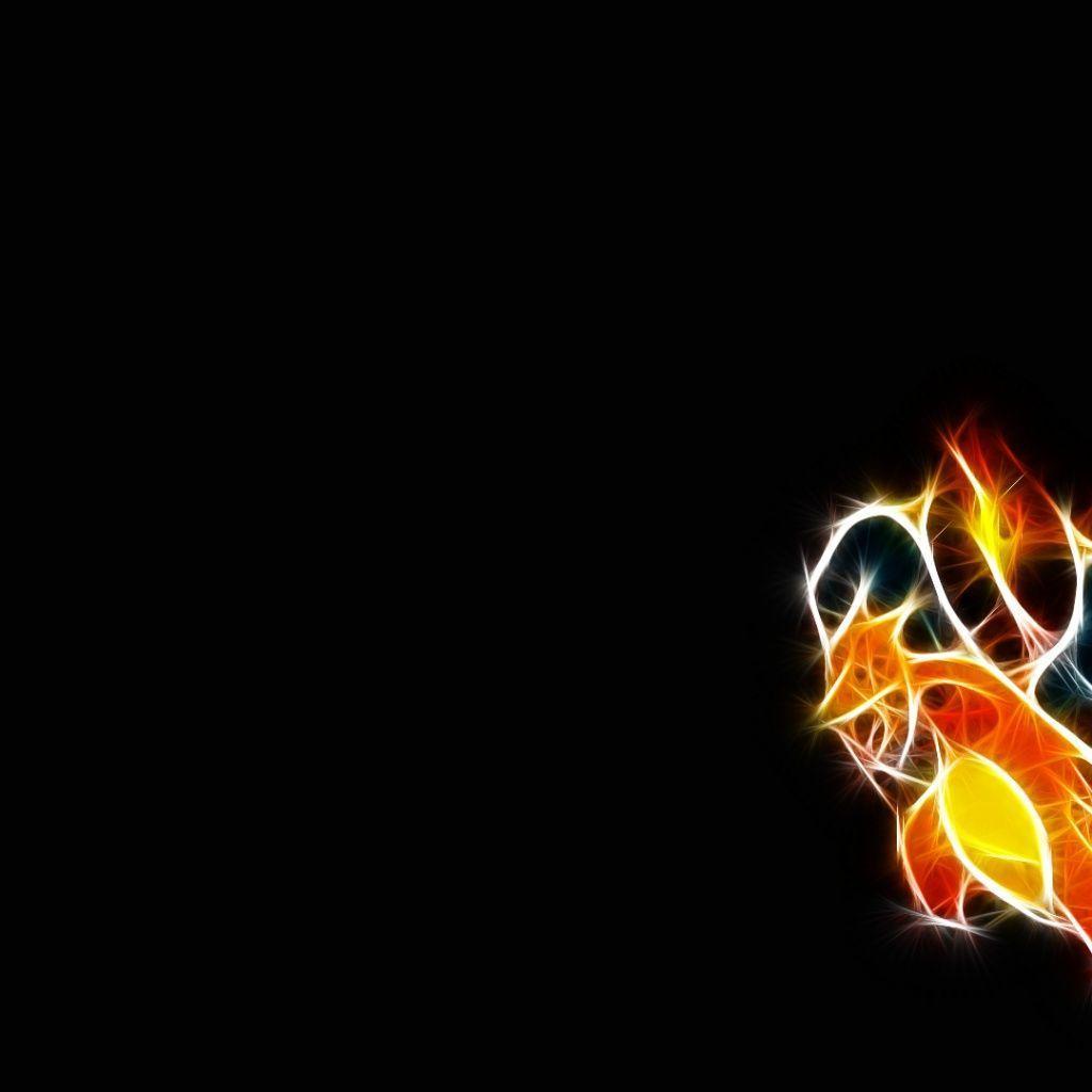 Charizard Fractalized iPad 1 & 2 Wallpaper