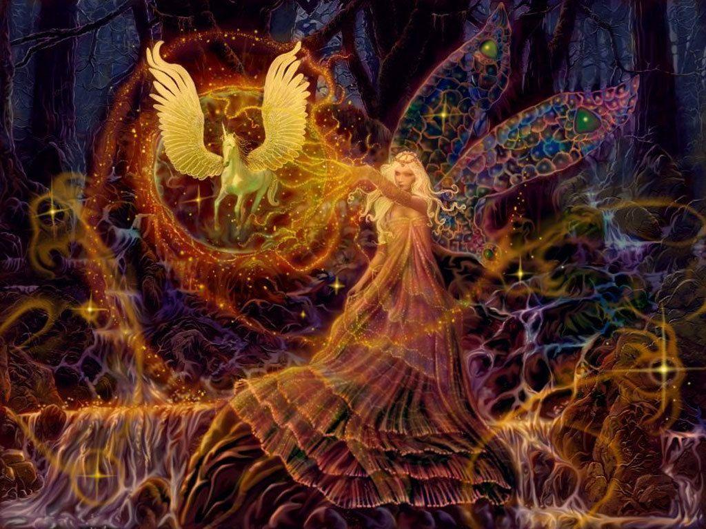 Beautiful Fire Fairy