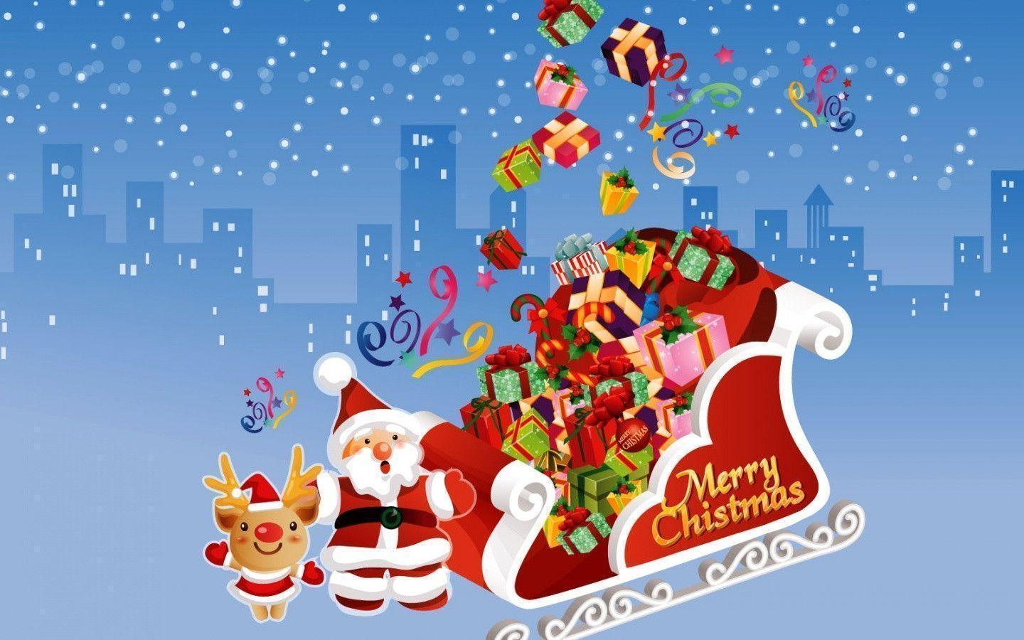 Merry Christmas Desktop Wallpaper. Merry Christmas HD Image