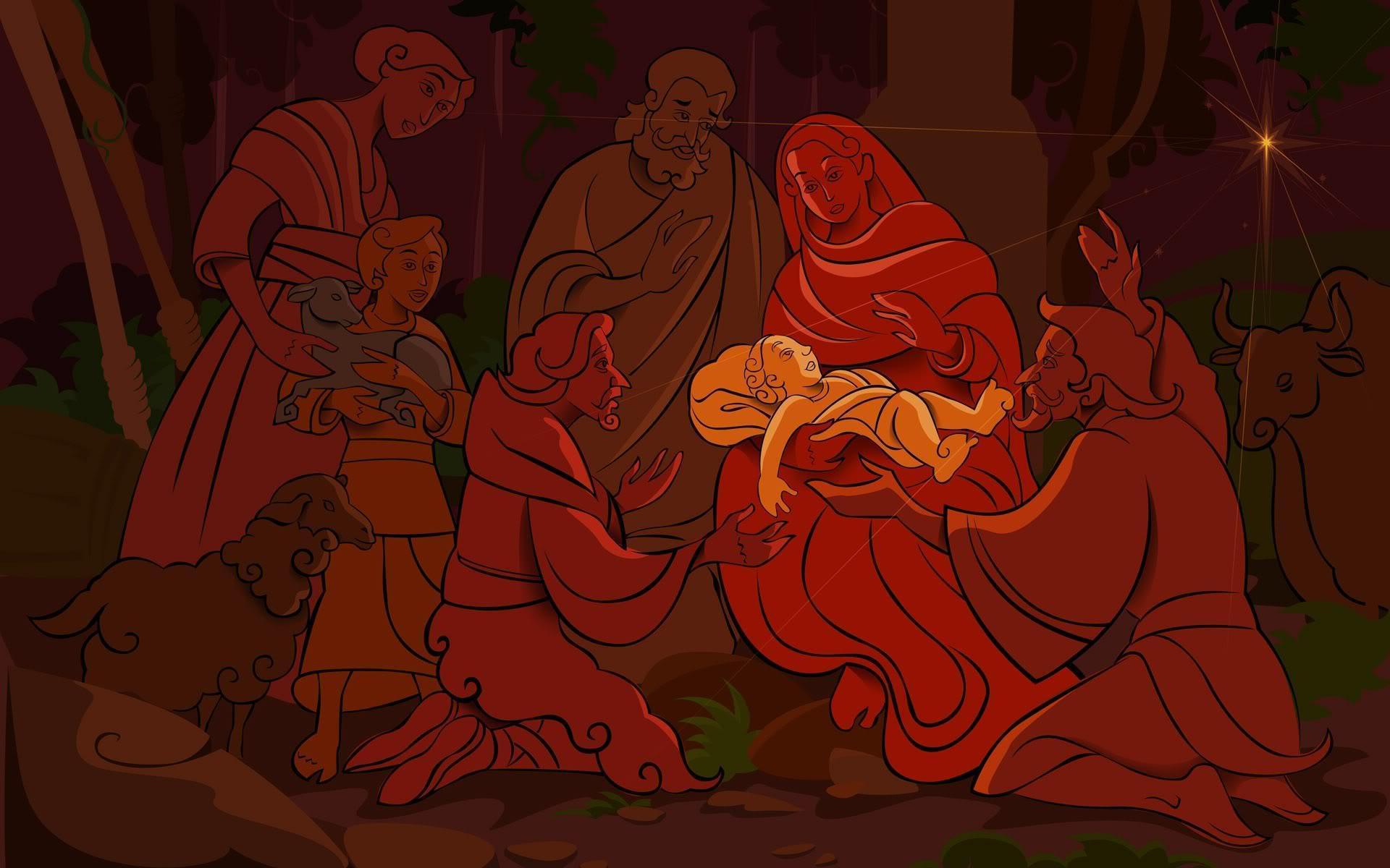 Xmas Stuff For > Christmas Nativity Background Clipart