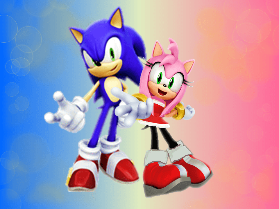 Sonic And Amy Wallpaper Sonic X. coolstyle wallpaper