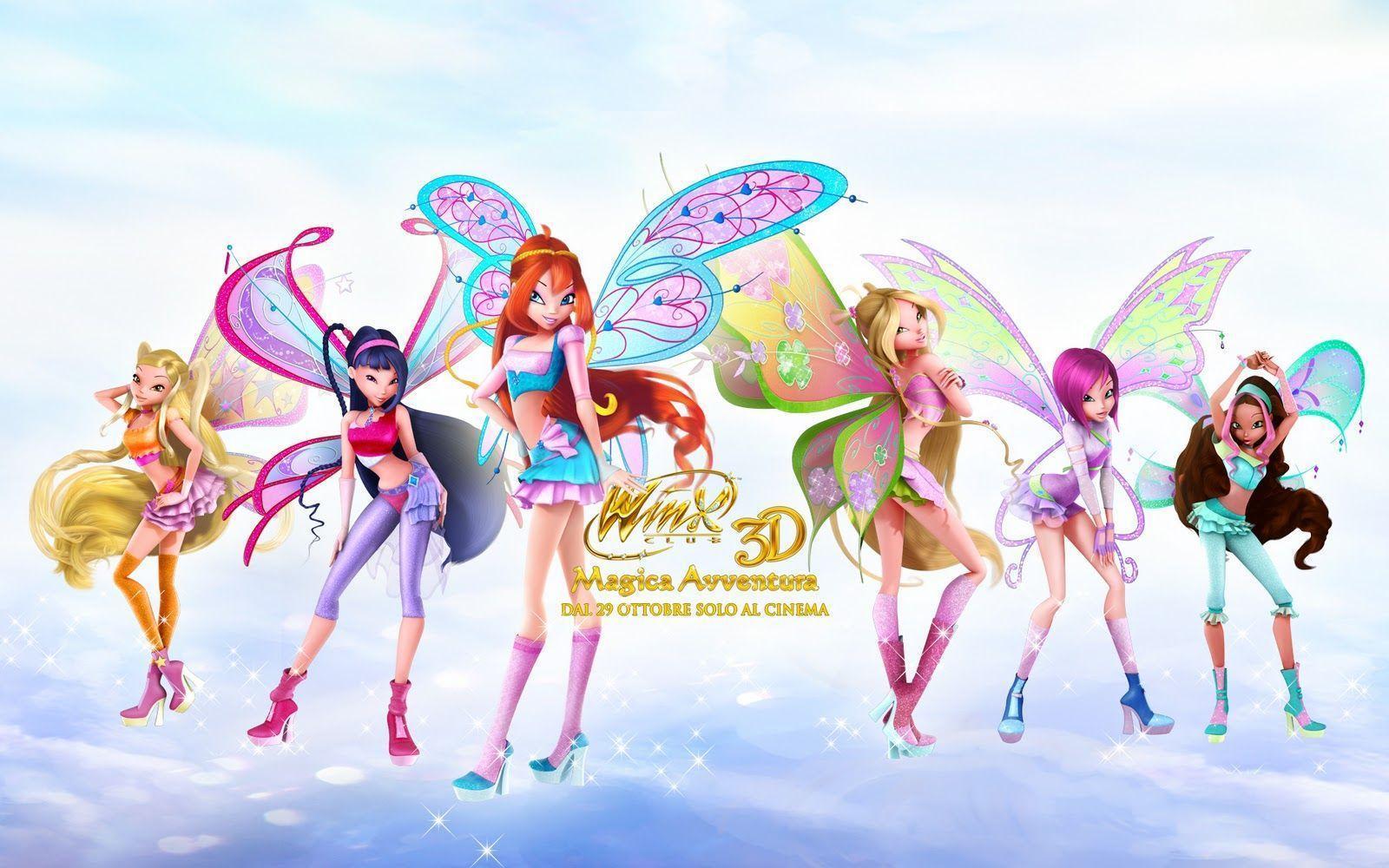 Wallpaper do filme &;Winx Club 3D Avventura&; Club