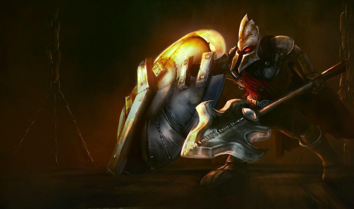 League Of Legends Full Metal Pantheon Wallpape Wallpaper