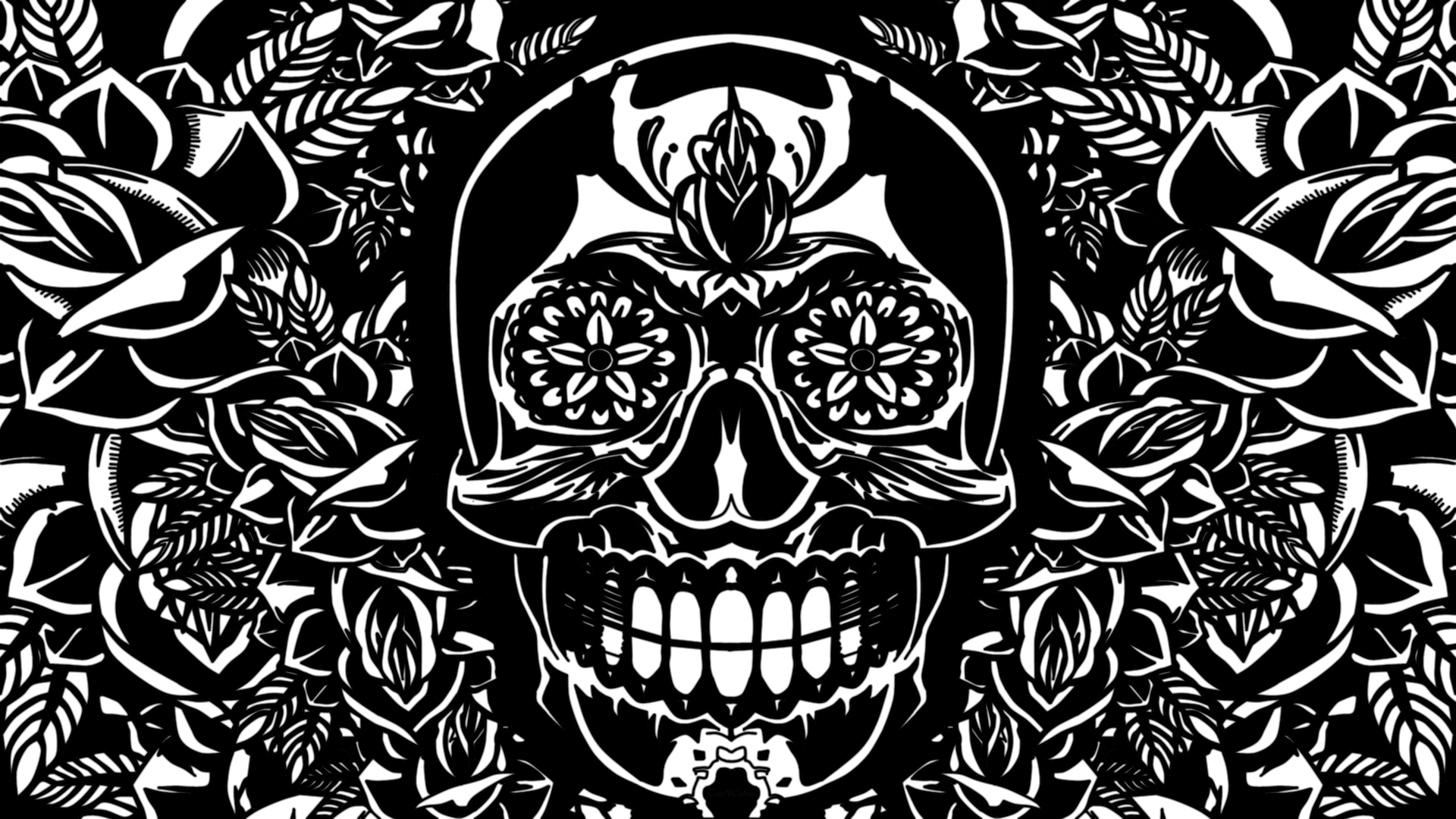 Osiris Skull Desktop Wallpaper