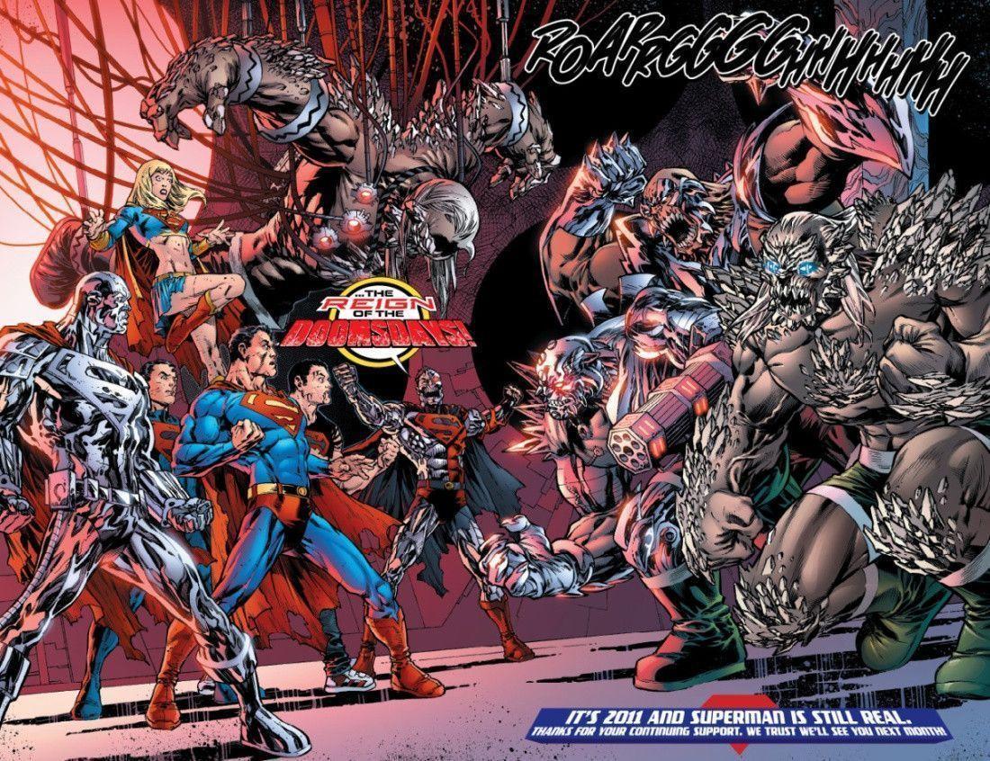 Superman Vs Doomsday Wallpapers Wallpaper Cave