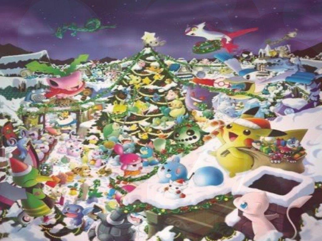 pokemon christmas wallpaper