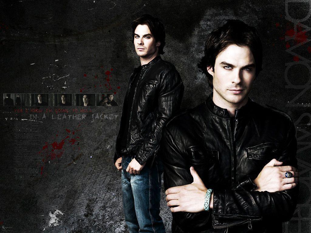 Vampire Diaries Wallpaper Damon And