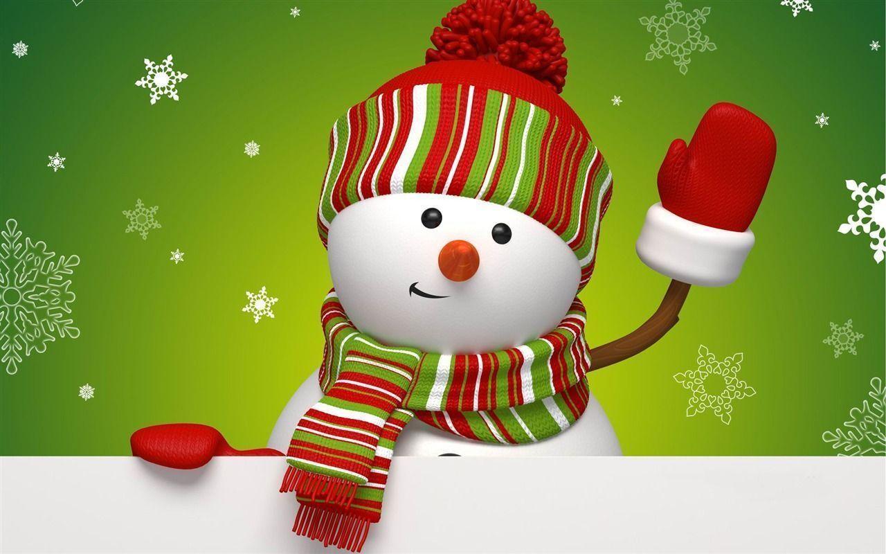 Gift Wrapping Wallpaper, Cute Snowman Free Desktop