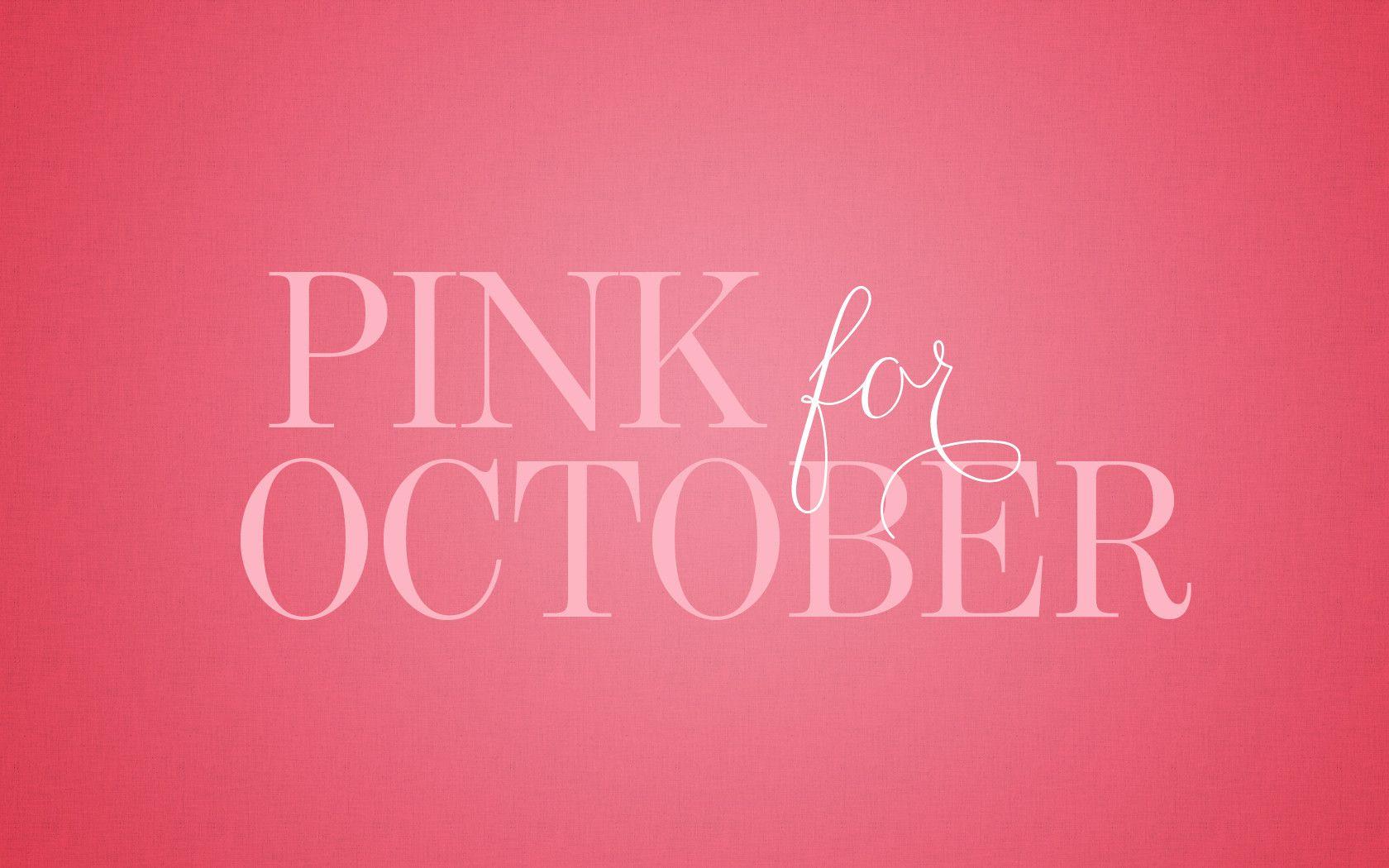 Pink for October Wallpaper 2012