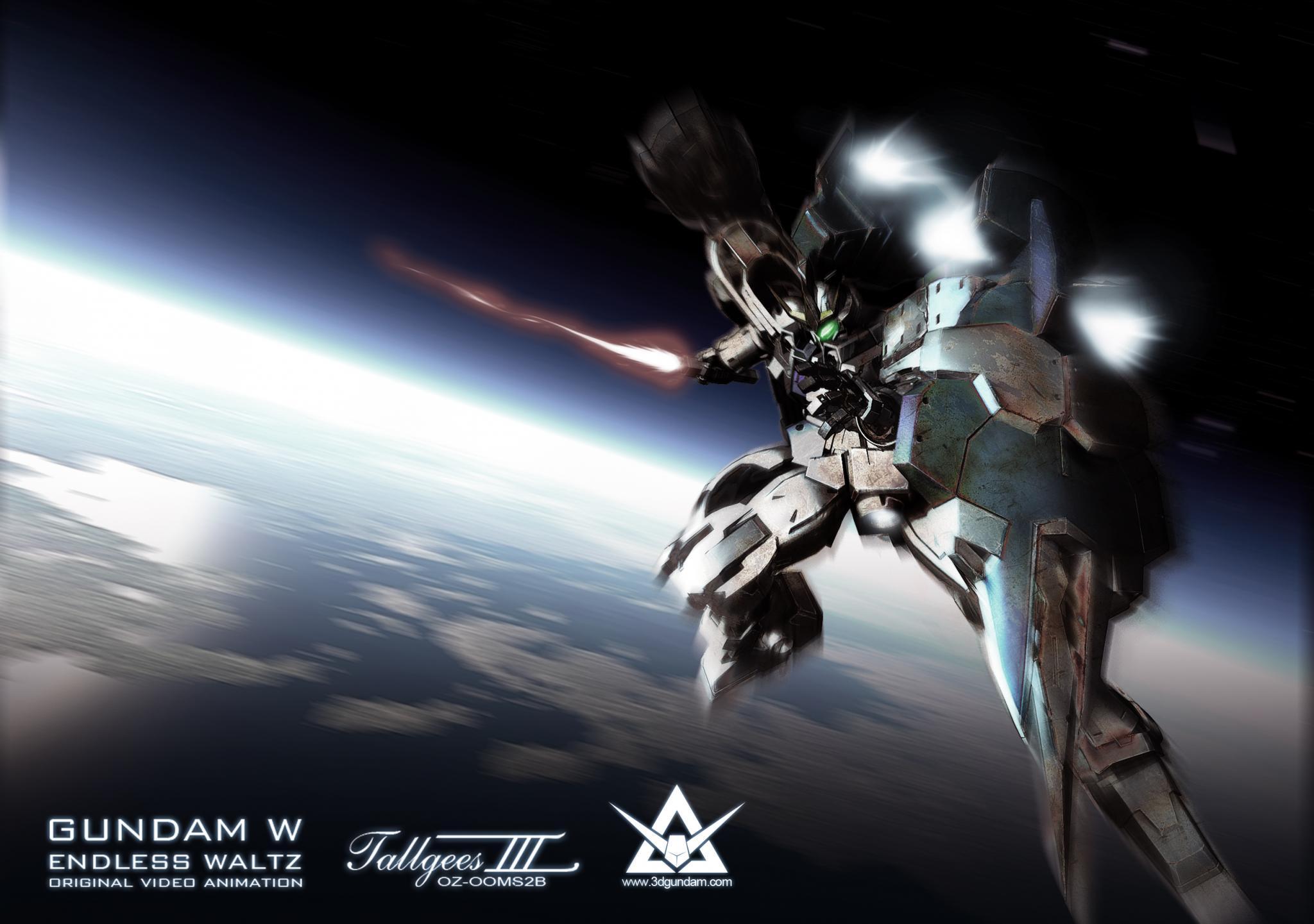 Download Tallgeese Iii Beam Saber Earth Gundam Wing Mecha Shield