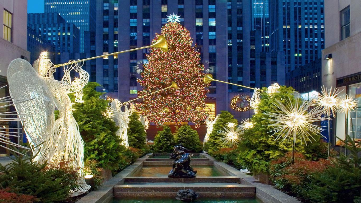 523 Christmas Background New York For FREE MyWeb