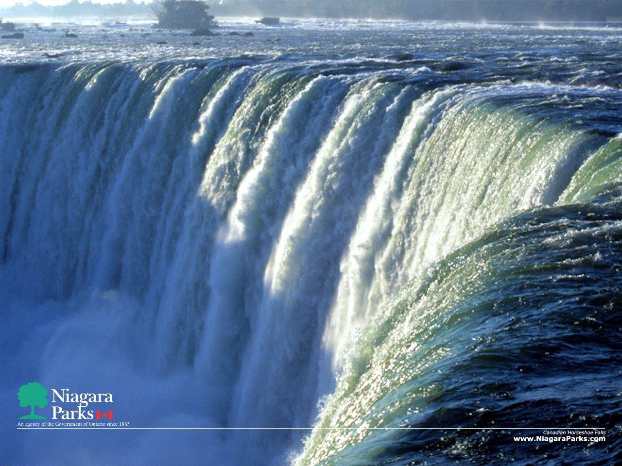 Wallpaper Niagara Falls At Night Ontario Canada Wallpaper