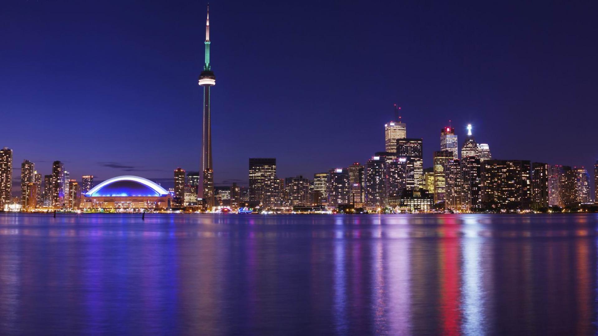 Desktop Wallpaper Toronto City Skyline At Night X 500 X 313 32 Kb