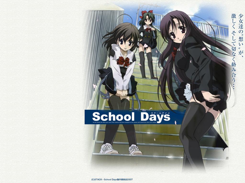 Download School Days Wallpaper 1024x768