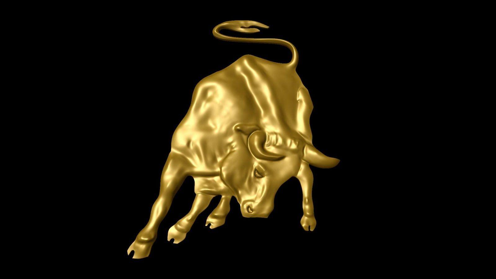 Логотип золотой бык