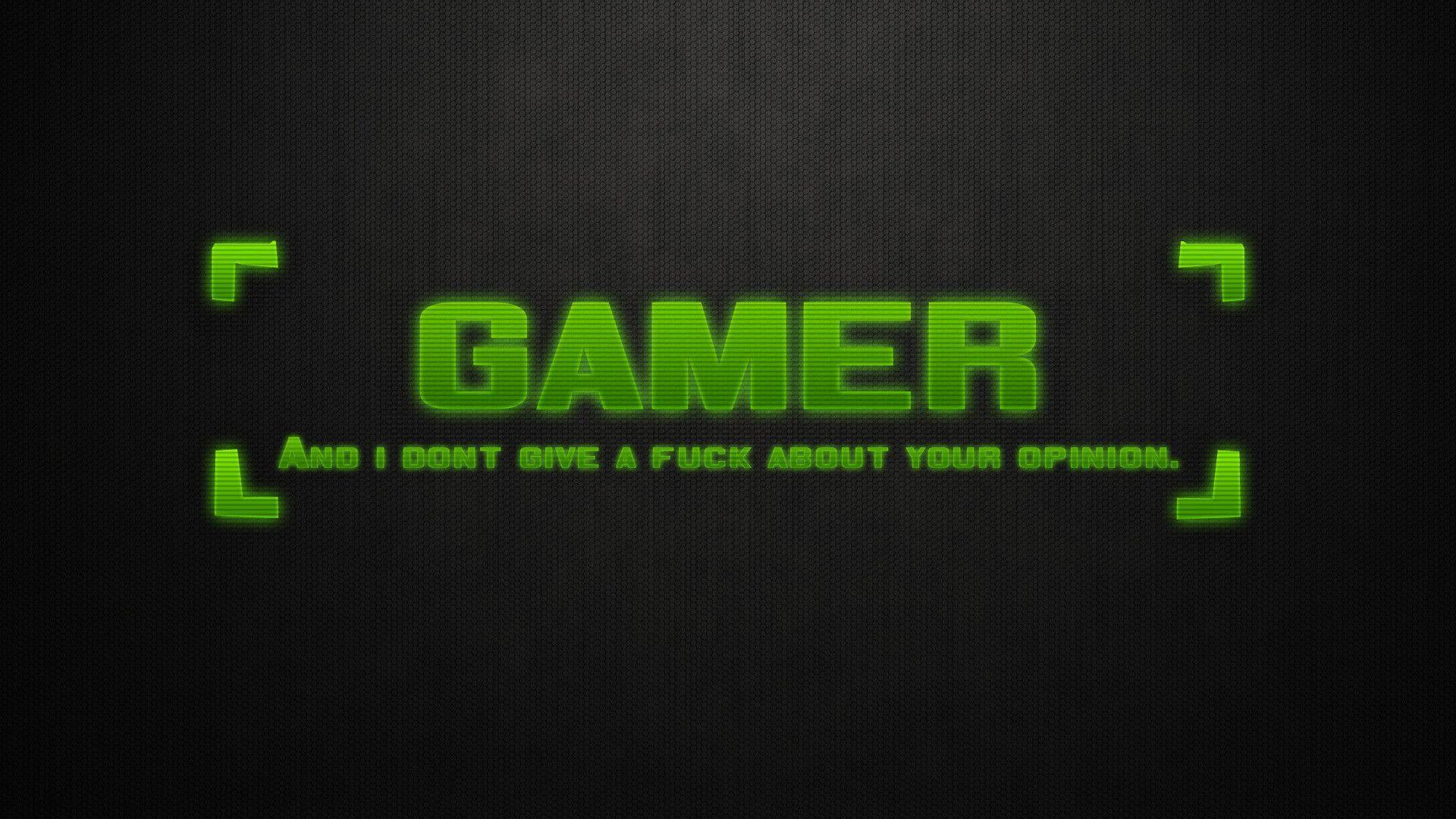 Gamer Wallpaper 1920x1080
