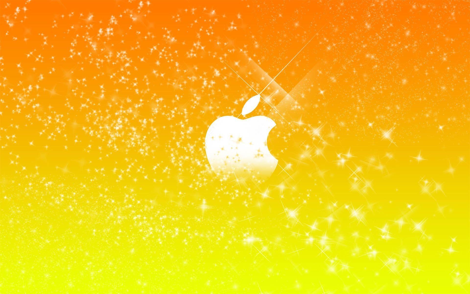 Sparkling Apple logo wallpaper #