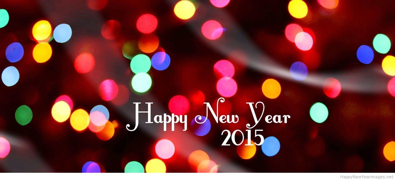 Happy new year 2015 lights wallpaper