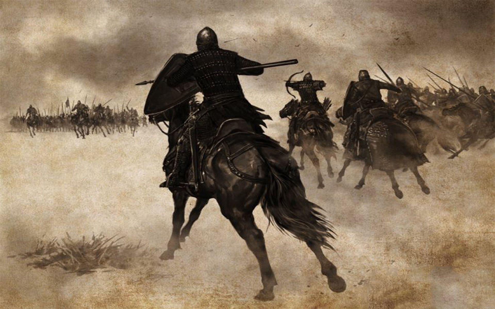 Medieval Knight Battle Wallpaper