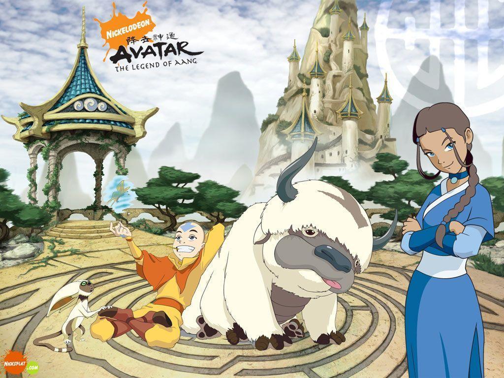 Aang and Katara Avatar The Last Airbender wallpaper