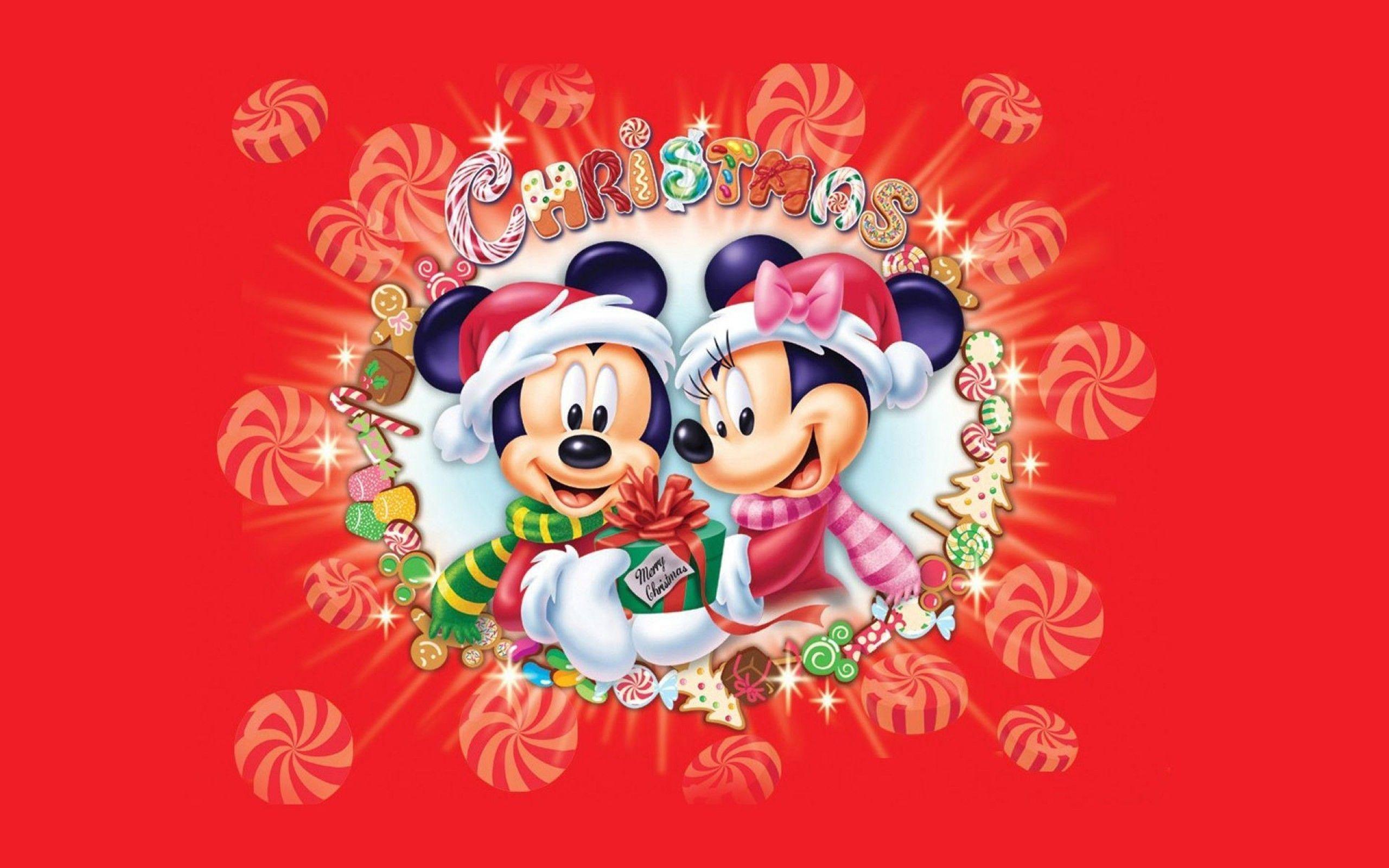 Xmas Stuff For > Mickey Christmas Wallpaper