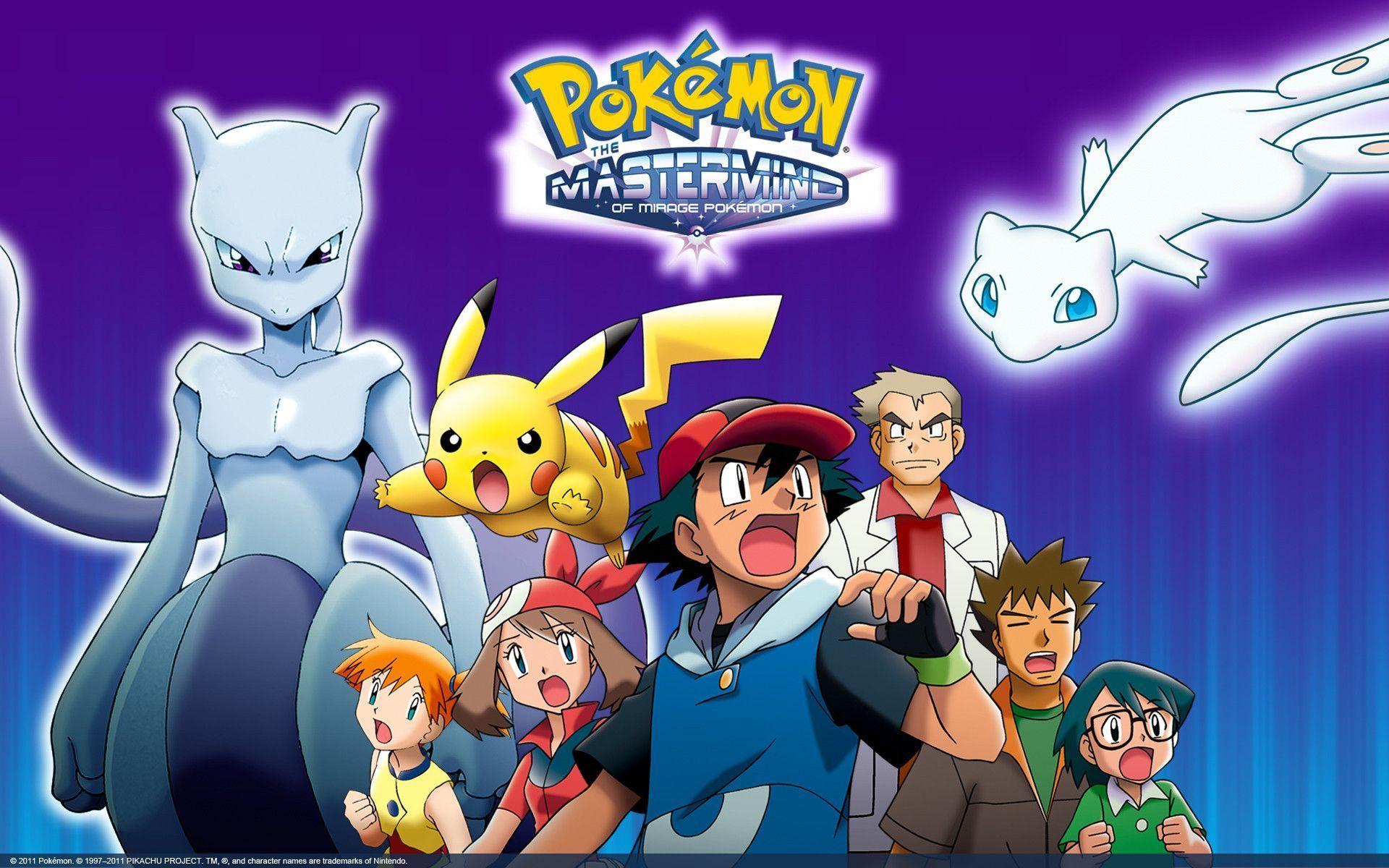 The Mastermind of Mirage Pokémon" themed desktop wallpaper