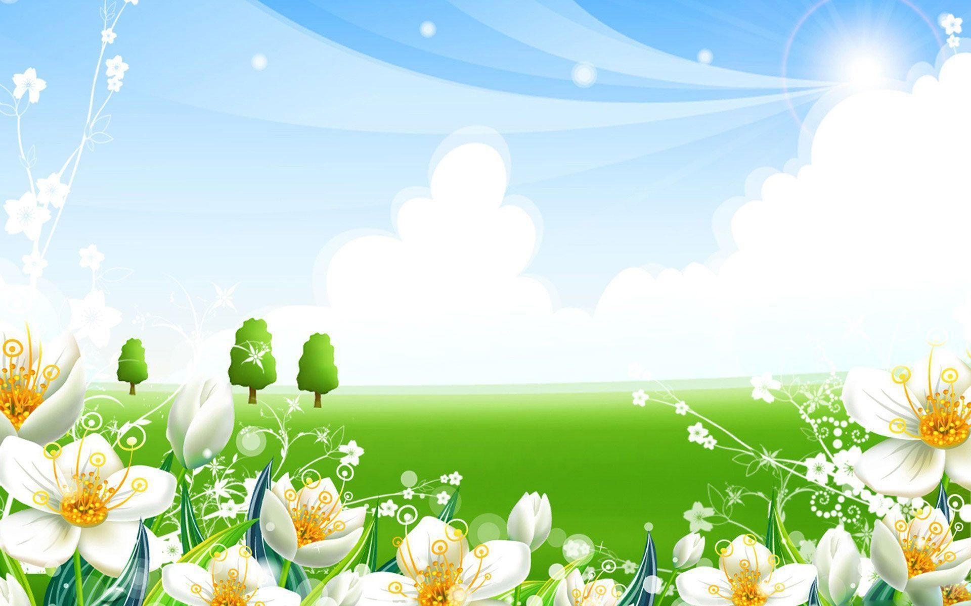 Desktop Wallpaper · Gallery · Windows 7 · Summer meadow flowers