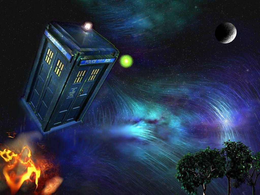 Wallpapers For > Doctor Who Wallpapers Tardis In Space