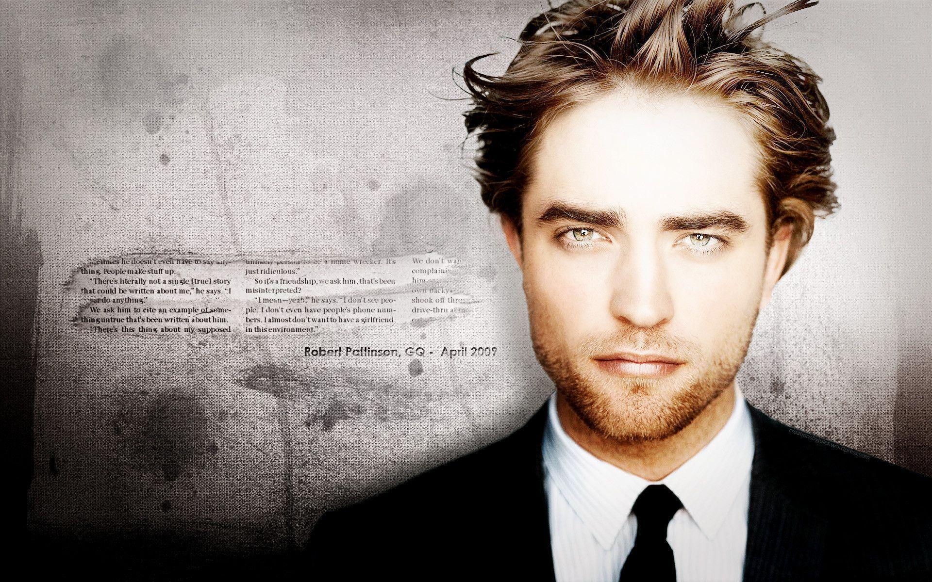 Robert Pattinson; GQRob desktop wallpaper