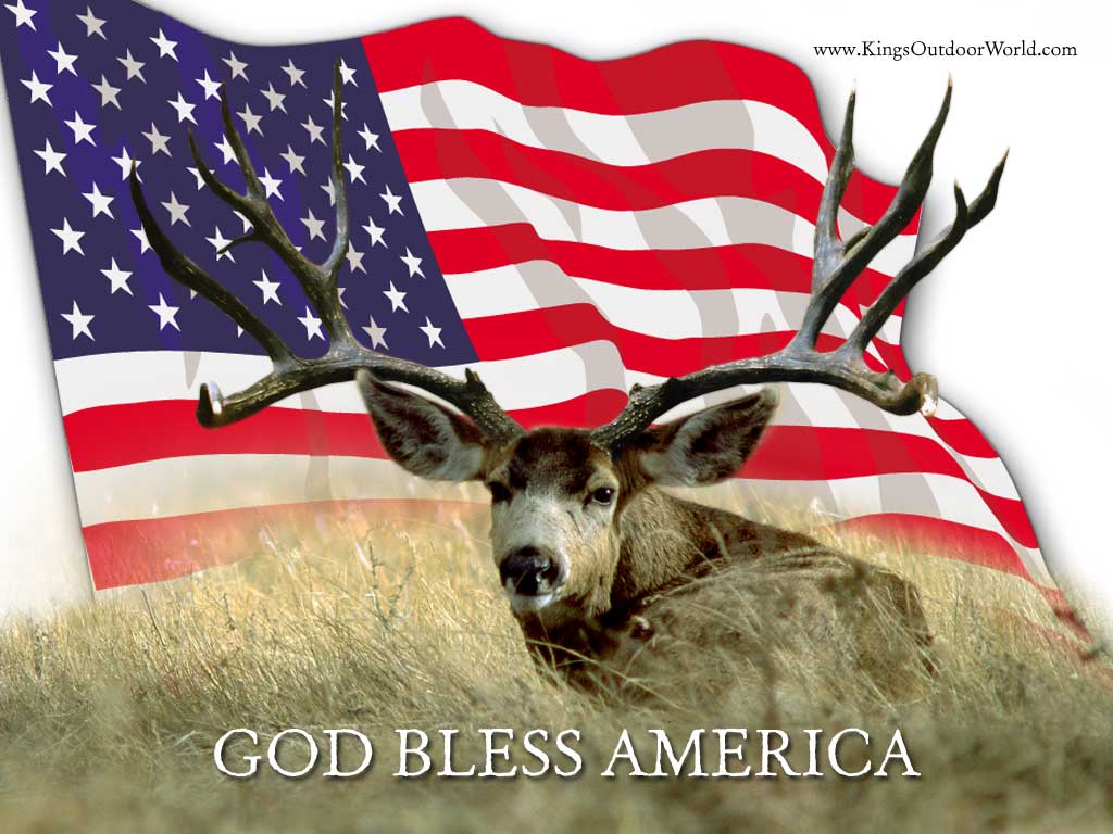 God Bless America Free Desktop Wallpaper. King&;s Outdoor World Blog