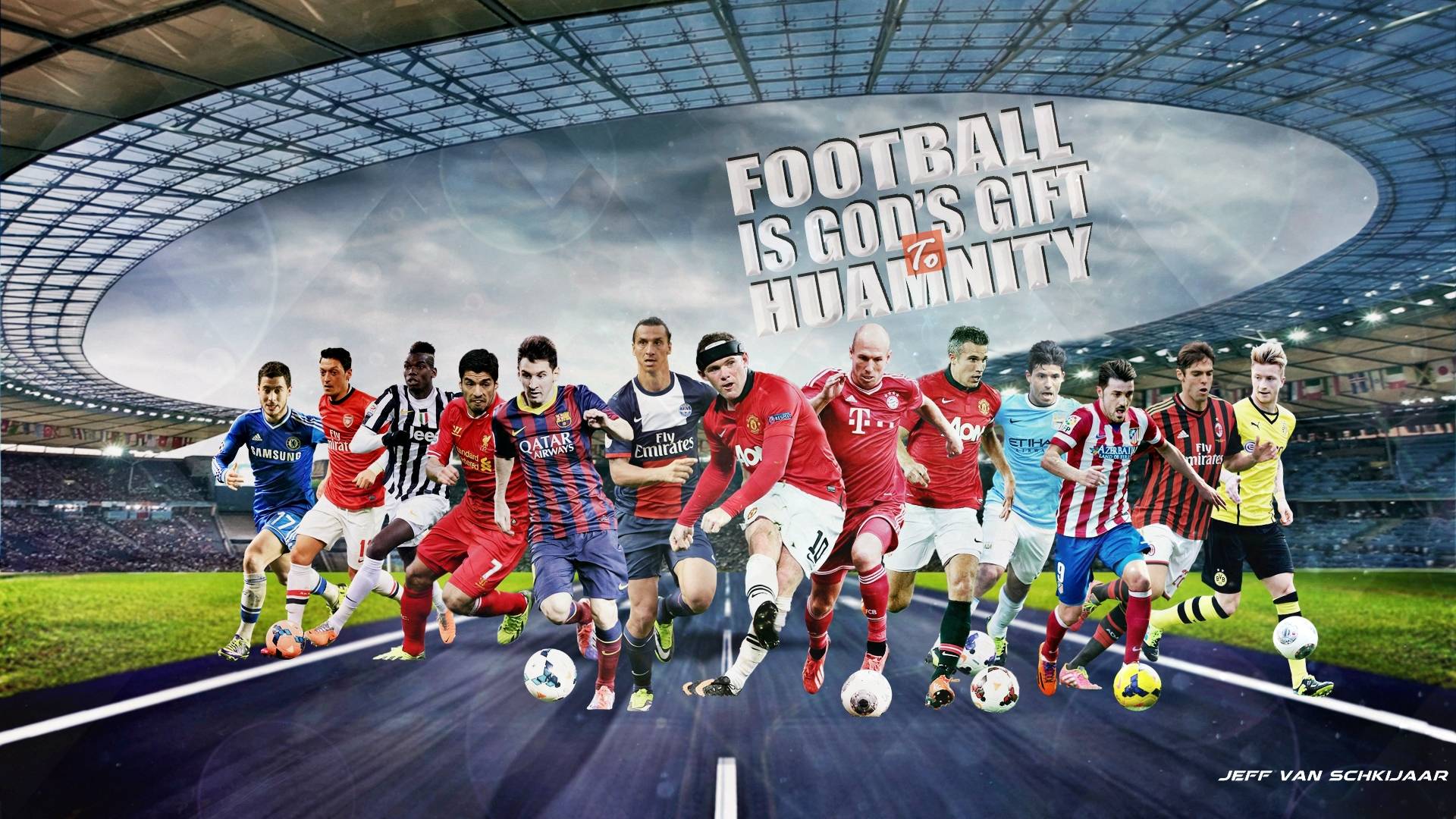 Football Superstar Player Wallpaper Widescreen Football HD Free