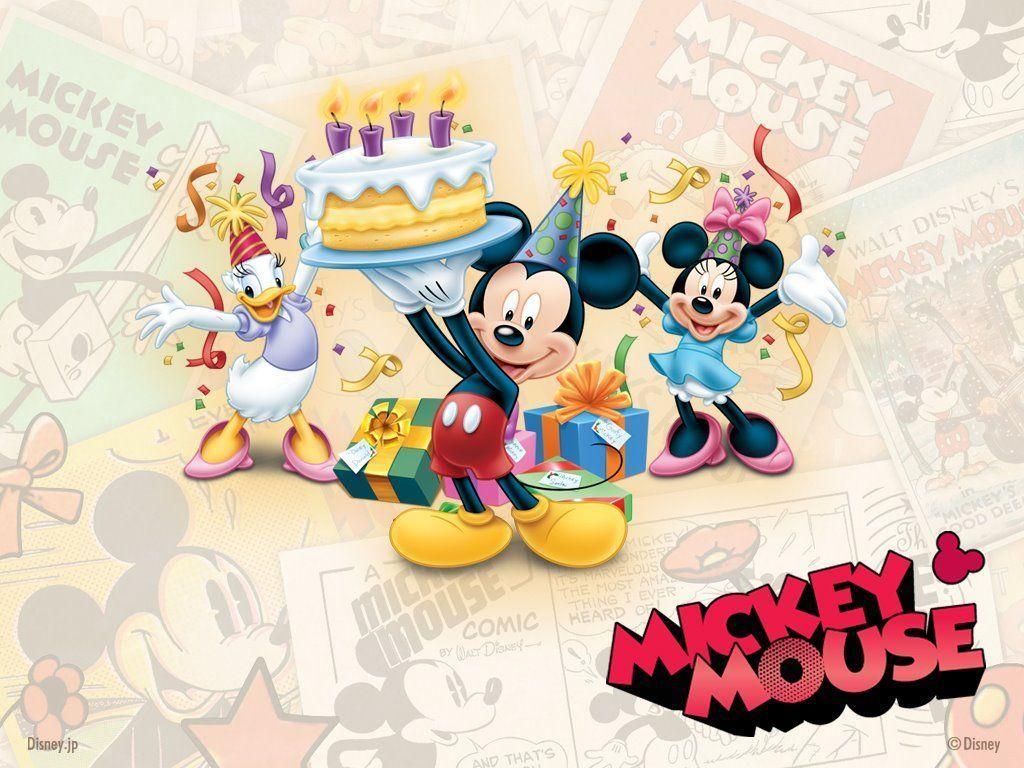 Mickey Mouse Birthday Wallpaper HD For Mac