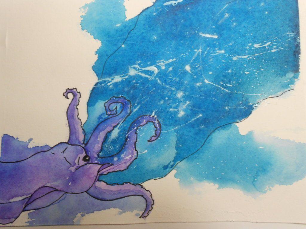 Watercolor Cuttlefish