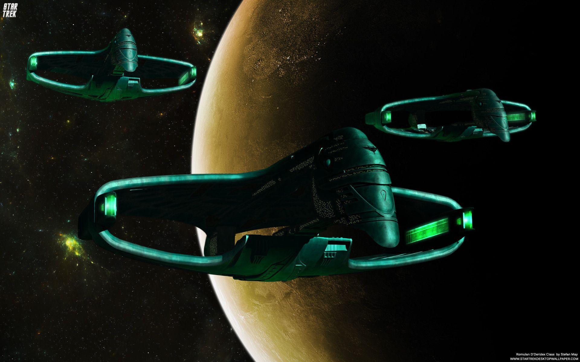 Star Trek Romulan D&;deridex Class Warbird, free Star Trek computer
