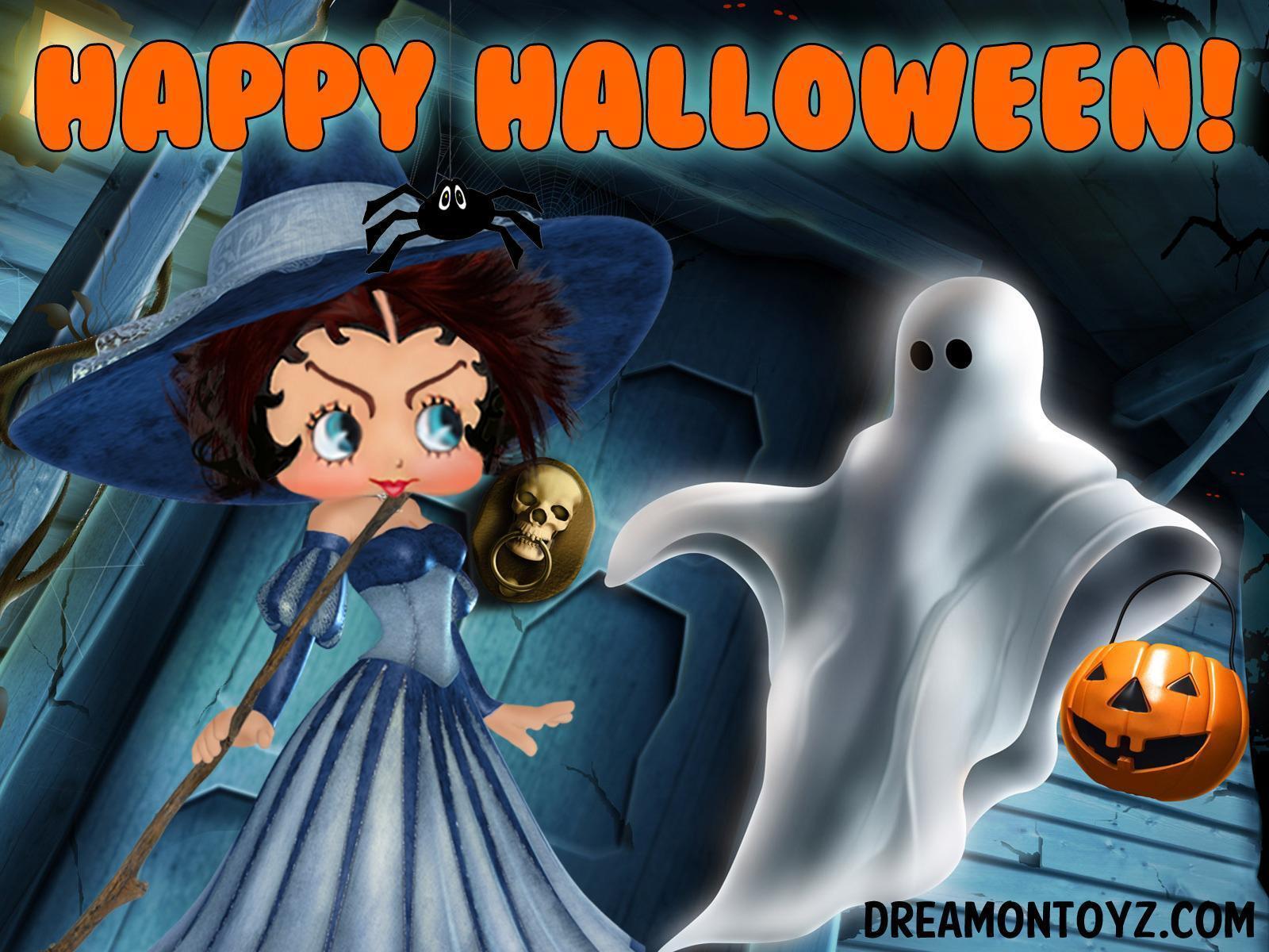 Betty Boop Pictures Archive: Halloween wallpapers with Betty Boop
