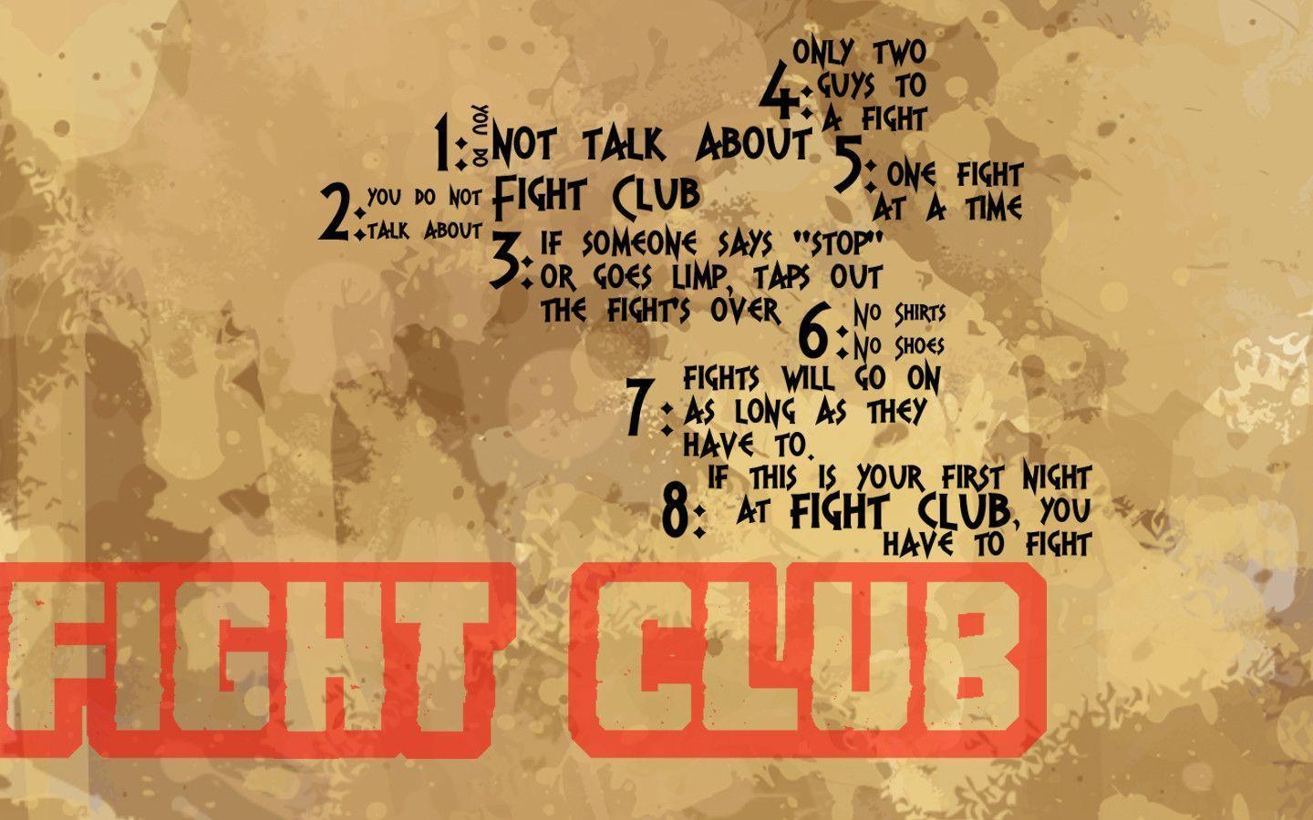 Fight Club Computer Wallpaper, Desktop Background 1440x900 Id
