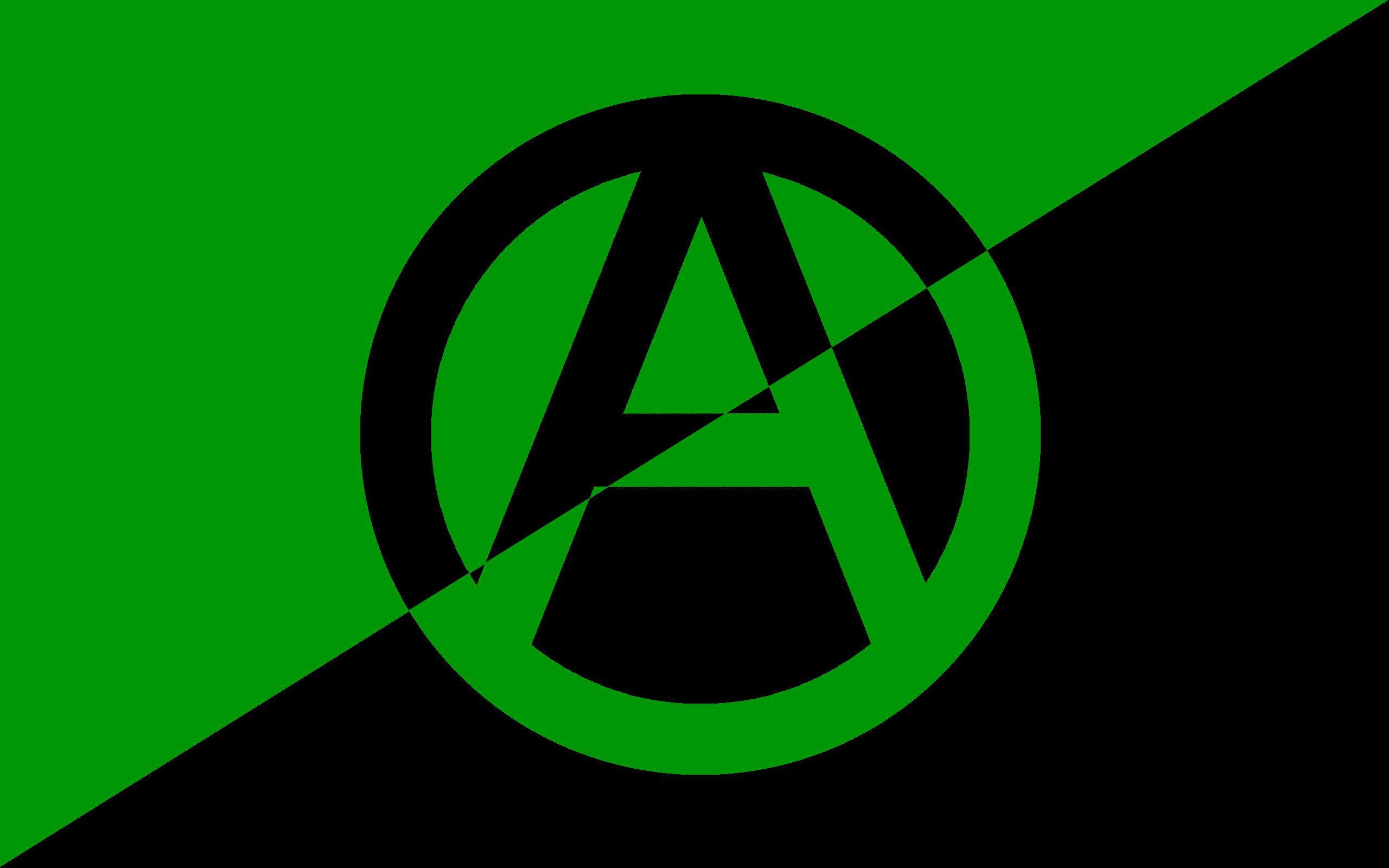 Green Anarchist Emblem