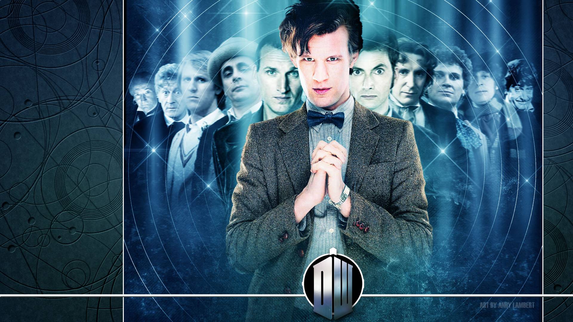 doctor who 11th doctor wallpaper tardis