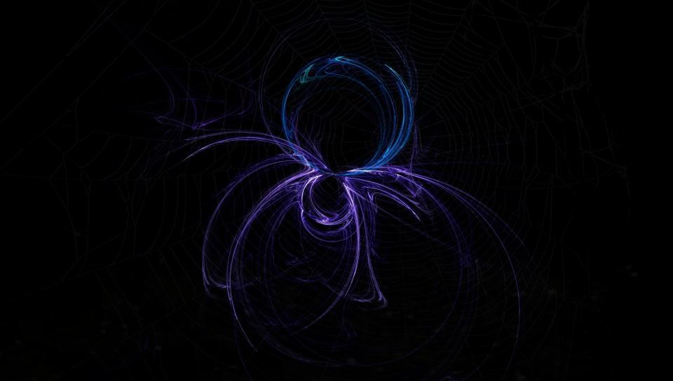 Famed Wallpaper Lines Spider Dark Abstract 960x544PX Awesome HD